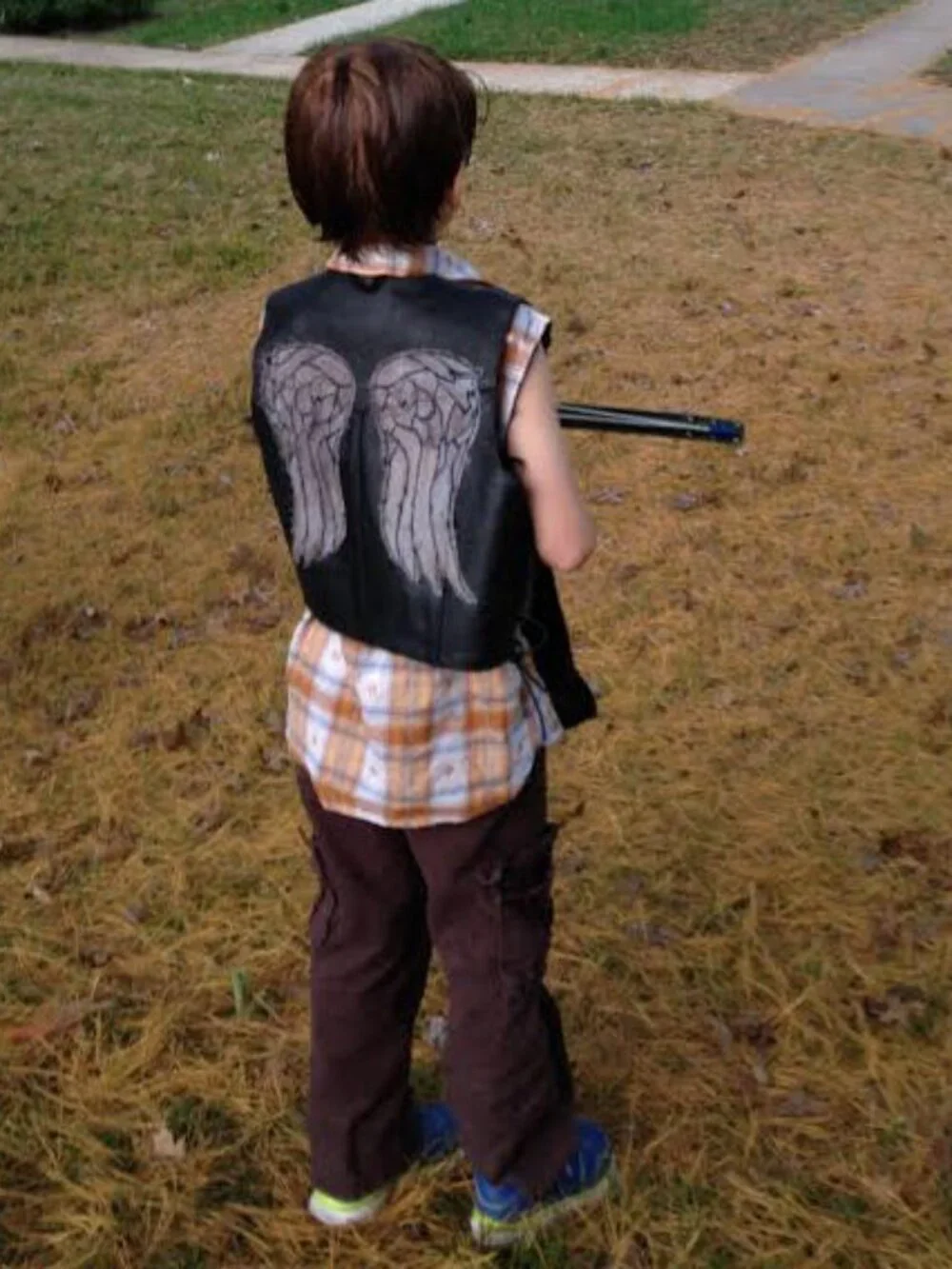 Boys Daryl Dixon Walking Dead Cosplay Costume - size 7  /small